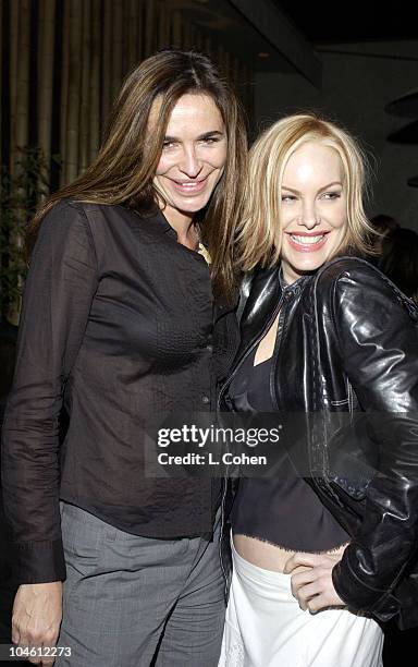 Claire Stansfield & Katie Wagner during Koi Restaurant Grand Opening at Koi Restraurant in Los Angeles, California, United States.