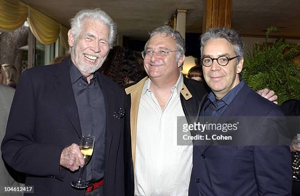 James Coburn with Oscar nominees Randy Newman & Howard Shore
