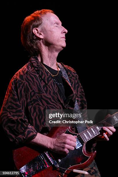 Robby Krieger during The Doors perform live at the Universal Amphitheater at Universal Amphitheater in Universal City, CA, United States.