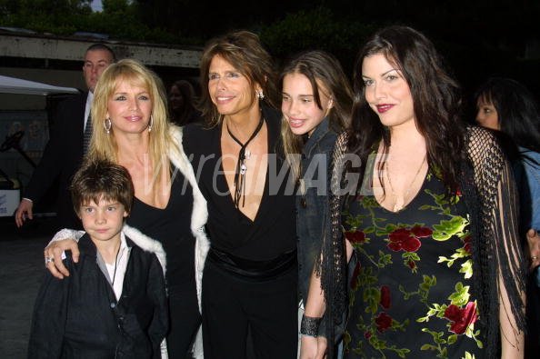 Steven Tyler son Taj wife Teresa daughters Chelsea Mia Tyler, WireImage