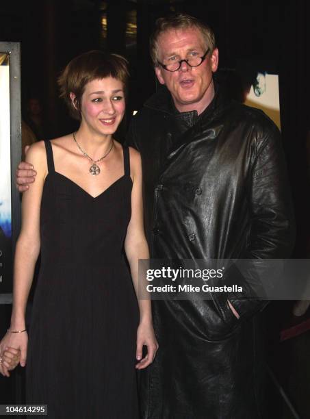 Nutsa Kukhianidze and Nick Nolte during Los Angeles Industry Screening Of Fox Searchlight Pictures' "The Good Thief" at The Directors Guild in West...