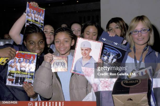 Sync Fans during *NSYNC Party for "No Strings Attached" Album at Laura Belle in New York City, New York, United States.