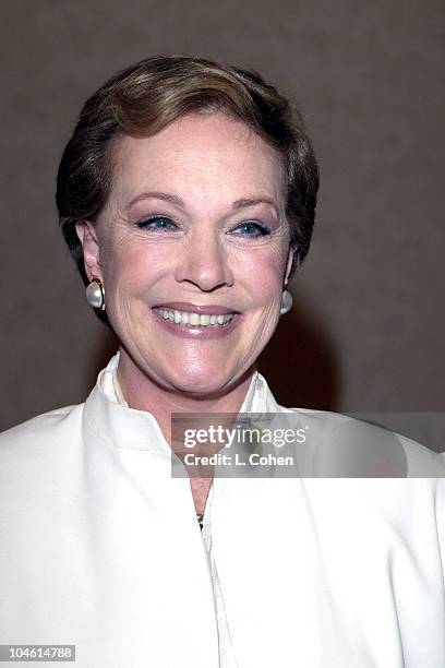 Julie Andrews during Placido Domingo honored with the 11th Annual ELLA Award at Beverly Hilton Hotel in Beverly Hills, California, United States.