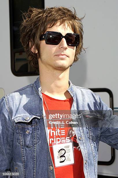 Nick Valensi of The Strokes during 10th Annual KROQ Weenie Roast at Verizon Amphitheater in Irvine, California, United States.