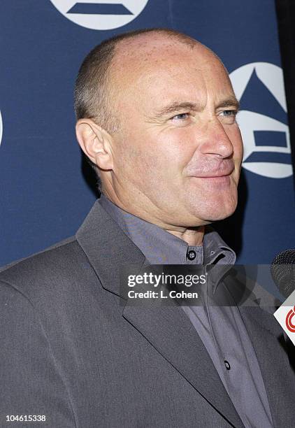 Phil Collins during The Recording Academy 2002 Governors Award at Beverly Hills Hotel in Beverly Hills, California, United States.