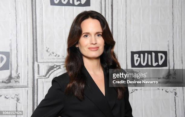 Actress Elizabeth Reaser attends Build Series to discuss TV series 'The Haunting of Hill House' at Build Studio on October 5, 2018 in New York City.