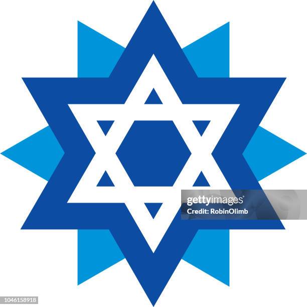 大衛裝飾之星 - star of david 幅插畫檔、美工圖案、卡通及圖標