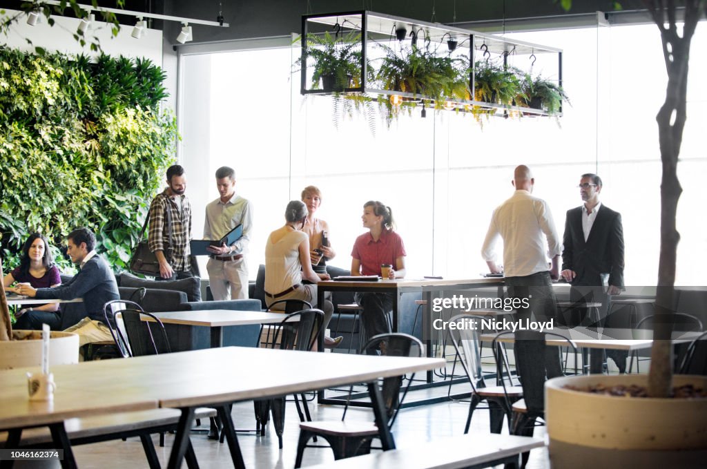 Espace commun Bureau occupé