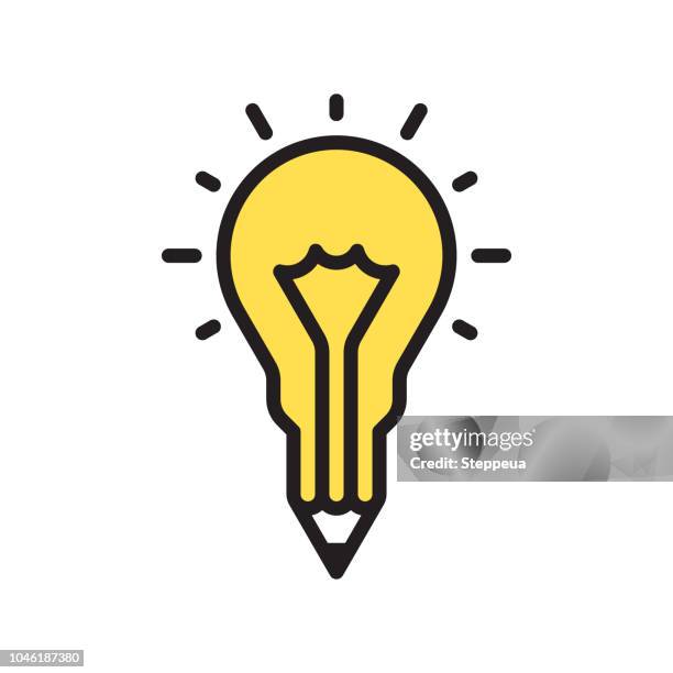 creative idea icon - innovation logo stock illustrations