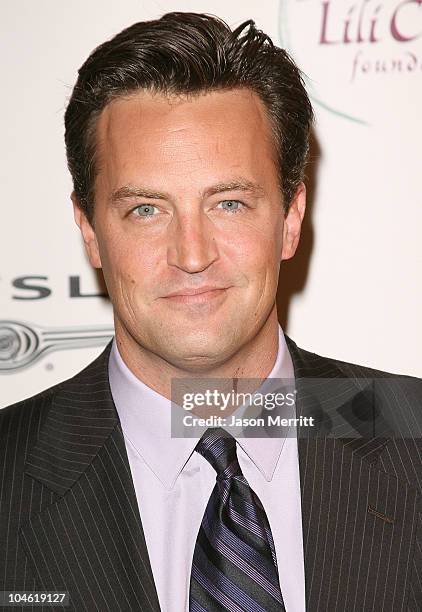 Matthew Perry during 8th Annual Lili Claire Foundation Benefit at Beverly Hilton Hotel in Beverly Hills, California, United States.