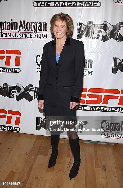 Lesley Visser during Party for ESPN The Magazine's "Next" 2003 Athlete Year End Issue at EXIT in New York City, New York, United States.