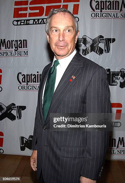 Mayor Michael Bloomberg during Party for ESPN The Magazine's "Next" 2003 Athlete Year End Issue at EXIT in New York City, New York, United States.