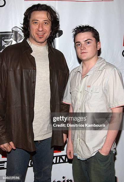 Federico Castelluccio and Robert Iler during Party for ESPN The Magazine's "Next" 2003 Athlete Year End Issue at EXIT in New York City, New York,...
