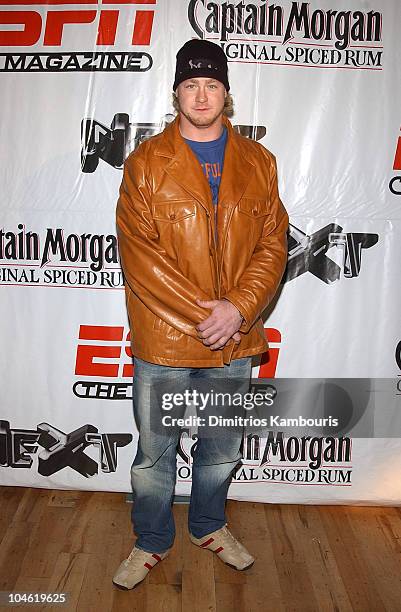 Jeremy Shockey during Party for ESPN The Magazine's "Next" 2003 Athlete Year End Issue at EXIT in New York City, New York, United States.