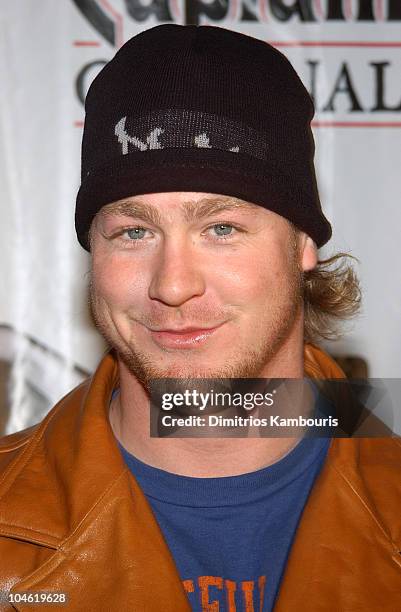 Jeremy Shockey during Party for ESPN The Magazine's "Next" 2003 Athlete Year End Issue at EXIT in New York City, New York, United States.
