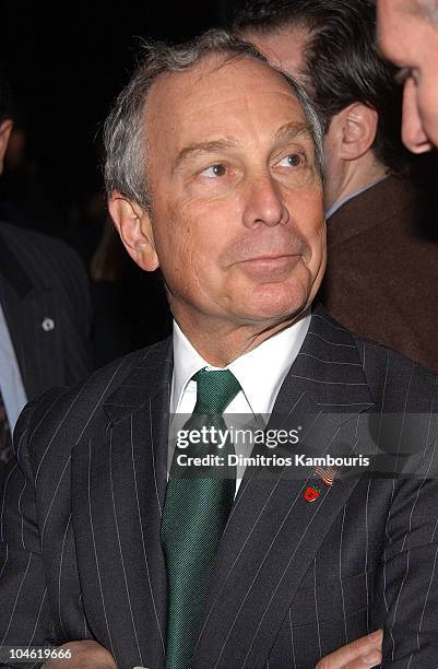 Mayor Michael Bloomberg during Party for ESPN The Magazine's "Next" 2003 Athlete Year End Issue at EXIT in New York City, New York, United States.