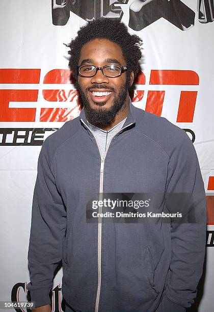 Dhani Jones during Party for ESPN The Magazine's "Next" 2003 Athlete Year End Issue at EXIT in New York City, New York, United States.