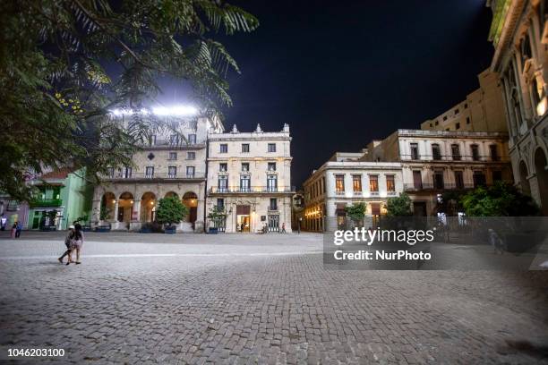 Plaza de San Francisco de Asís in Habana Vieja district, Havana, Cuba is one of the four leading plazas in Havana.. The square that is in front of...