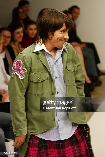 Anthony Kiedis during Playstation 2 Hosts Shawn At L.A. Fashion Week-Fashion Show and Party at The Standard Hotel Downtown in Los Angeles,...