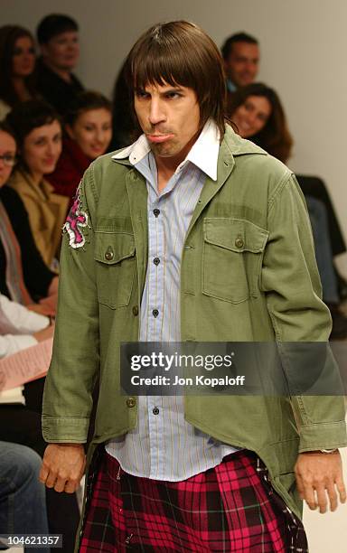 Anthony Kiedis during Playstation 2 Hosts Shawn At L.A. Fashion Week-Fashion Show and Party at The Standard Hotel Downtown in Los Angeles,...