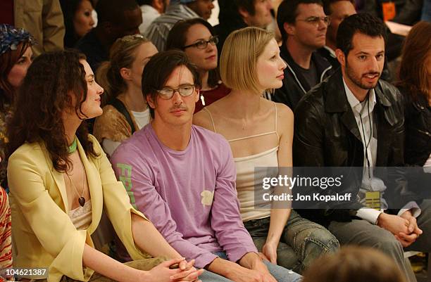 Shalom Harlow, Donovan Leitch, Kirsty Hume and Guy Oseary