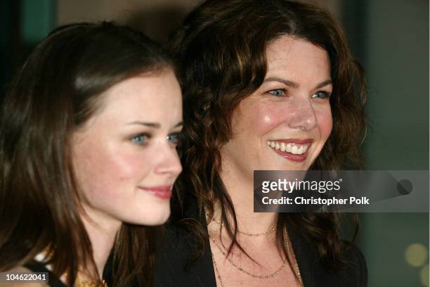 Alexis Bledel and Lauren Graham during ACADEMY OF TELEVISION ARTS & SCIENCES presents Behind the Scenes of "Gilmore Girls" at Leonard H. Goldenson...