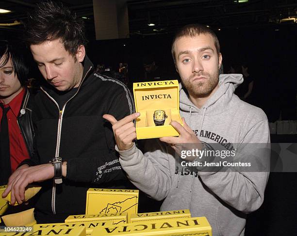 Sebastien Lefebvre of Simple Plan during Z100's Zootopia 2005 - On 3 Productions Gift Lounge at Continental Airlines Arena in East Rutherford, New...