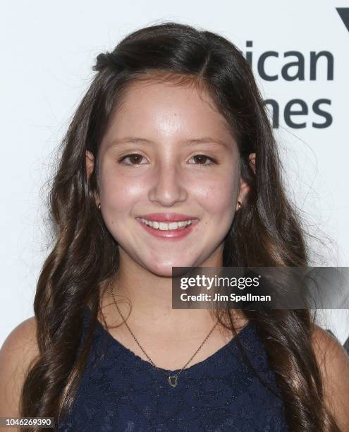 Actress Daniela Demesa attends the 56th New York Film Festival premiere of "ROMA" at Alice Tully Hall, Lincoln Center on October 5, 2018 in New York...