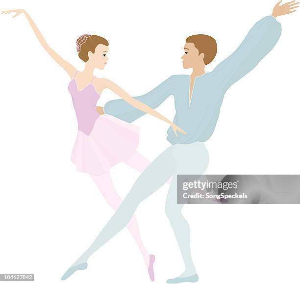 ballet dancers illustration - tutu stock illustrations