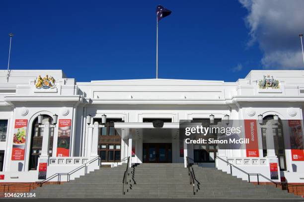old parliament house, canberra, australian capital territory, australia - canberra museum stock pictures, royalty-free photos & images