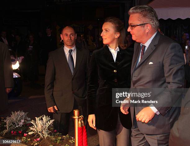 Princess Claire and Prince Laurent of Belgium assist the opening night of the 25th Festival International du Film Francophone at Cameo Cinemas on...