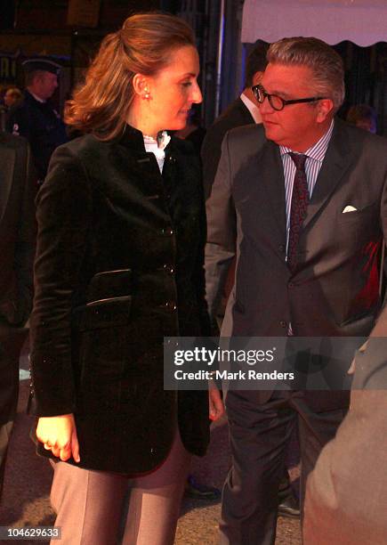 Princess Claire and Prince Laurent of Belgium assist the opening night of the 25th Festival International du Film Francophone at Cameo Cinemas on...