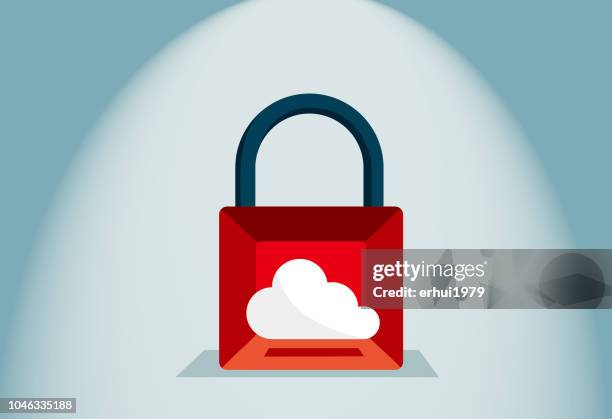 padlock - network coverage stock illustrations