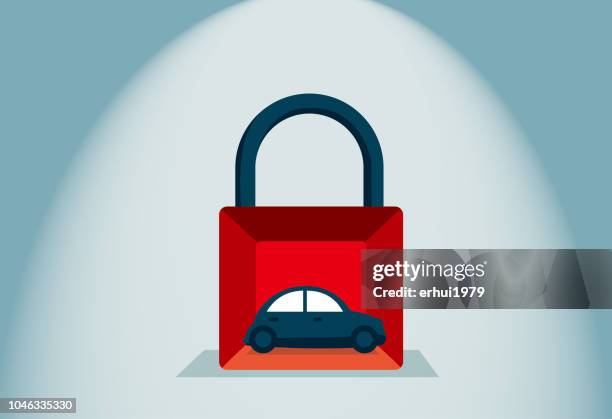 safety deposit box - down payment stock illustrations