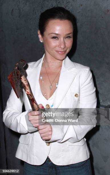 Danielle Harris attends the 2010 ribbon-cutting ceremony at Blood Manor on October 1, 2010 in New York City.