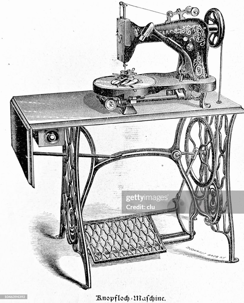 Singer Sewing Machine Drawing