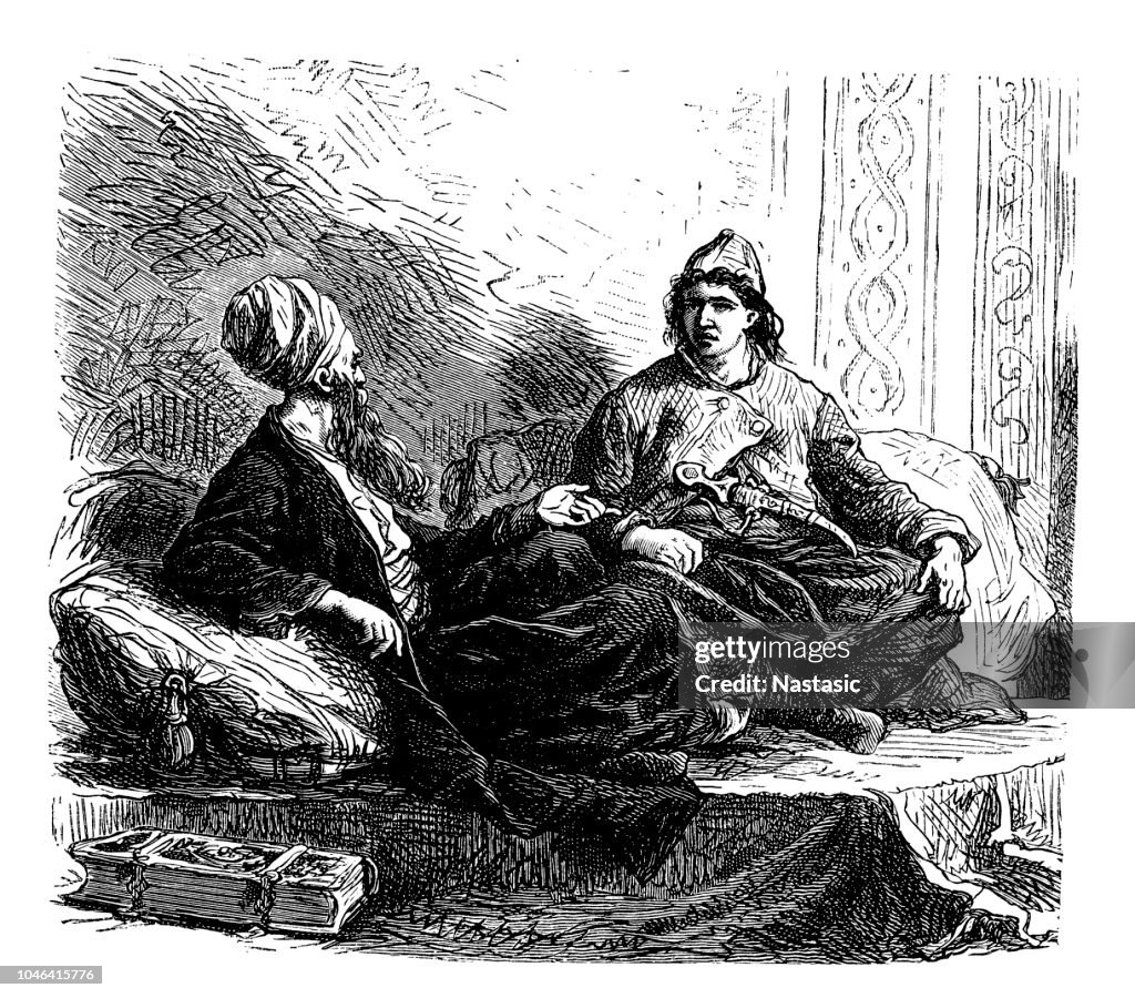Alp Arslan and Romanus IV Diogenes