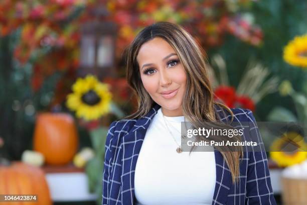 Singer / TV Personality Adrienne Houghton visits Hallmark's "Home & Family" at Universal Studios Hollywood on October 5, 2018 in Universal City,...