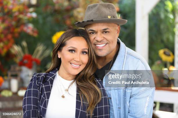 Singer / TV Personality Adrienne Houghton and Musician Israel Houghton visit Hallmark's "Home & Family" at Universal Studios Hollywood on October 5,...