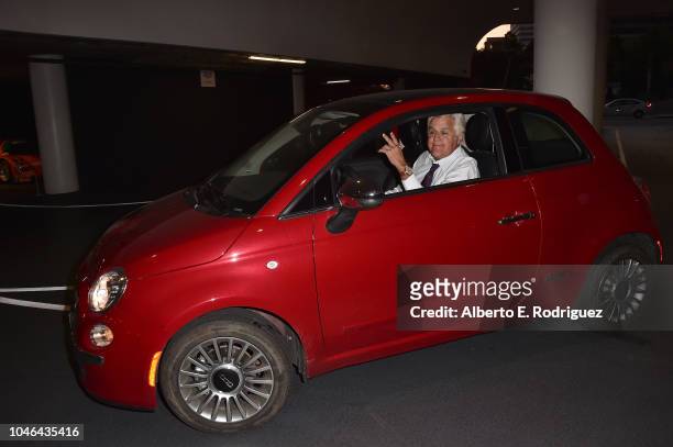 Jay Leno attends the Petersen Automotive Museum Gala at The Petersen Automotive Museum on October 5, 2018 in Los Angeles, California.