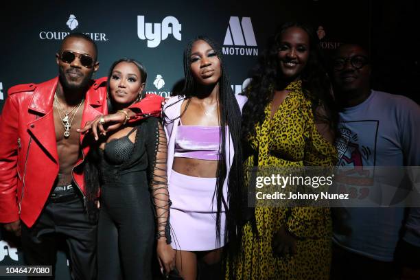 Auston Reynolds, Jessika Quynn Reynolds, Rey Reynolds, Ethiopia Habtemariam, and Marc Byers attend the BET Hip Hop Awards 2018 Weekend - Kick Off...