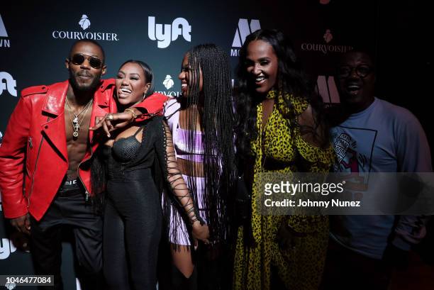Auston Reynolds, Jessika Quynn Reynolds, Rey Reynolds, Ethiopia Habtemariam, and Marc Byers attend the BET Hip Hop Awards 2018 Weekend - Kick Off...