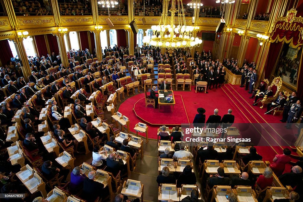 Opening of the Norwegian Parliament 'Storting'