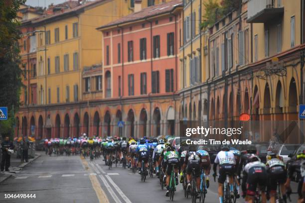 Michal Golas of Poland and Team Sky / Pierre Latour of France and Team AG2R La Mondiale / Cristian Rodriguez of Spain and Team Caja Rural - Seguros...