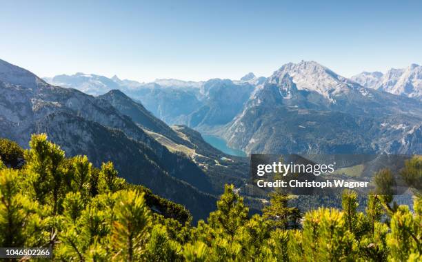 berchtesgaden - königsee - thüringen stock-fotos und bilder