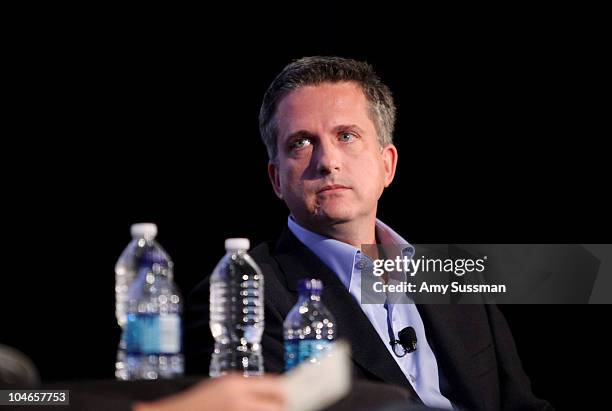 Sports writer Bill Simmons speaks at the 2010 New Yorker Festival at DGA Theater on October 2, 2010 in New York City.