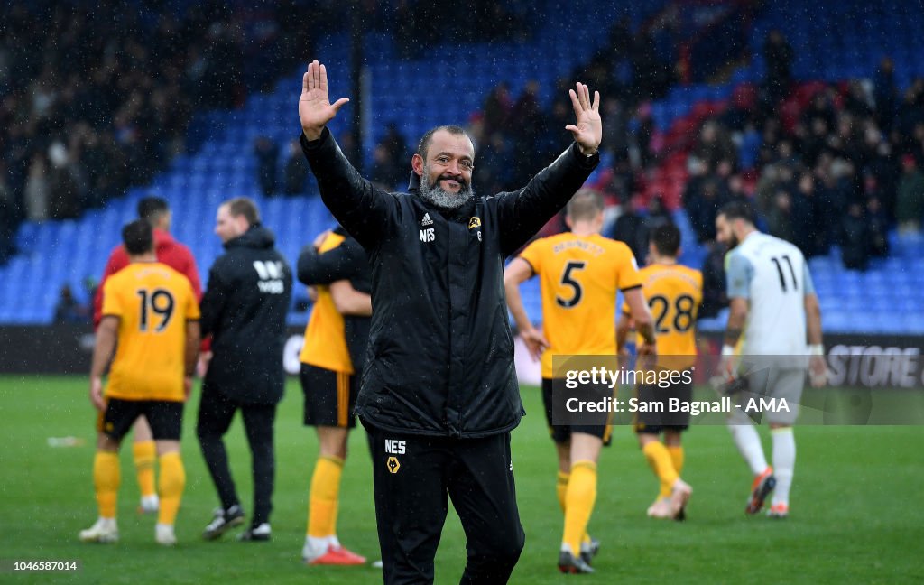 Crystal Palace v Wolverhampton Wanderers - Premier League
