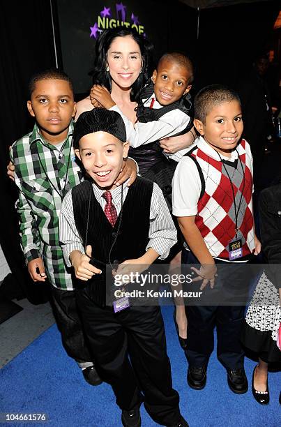 Sarah Silverman attends Comedy Central's Night Of Too Many Stars: An Overbooked Concert For Autism Education at the Beacon Theatre on October 2, 2010...