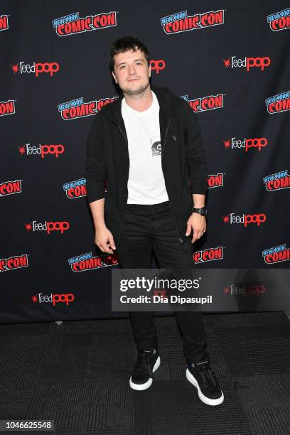 Josh Hutcherson attends the Future Man panel during New York Comic Con at Jacob Javits Center on October 6, 2018 in New York City.