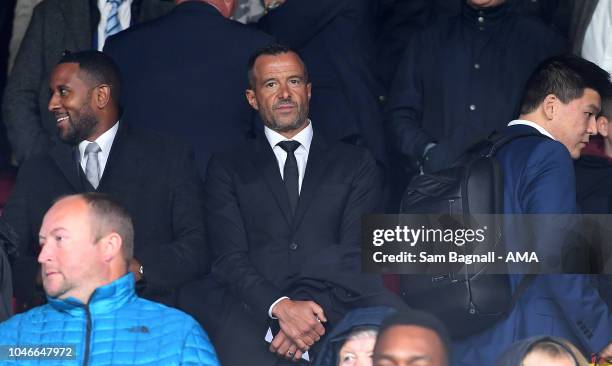 Football agent Jorge Mendes of GestiFute company attends the game during the Premier League match between Crystal Palace and Wolverhampton Wanderers...